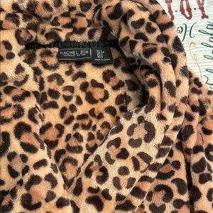Rachel Zoe Animal Print Faux Fur Robe